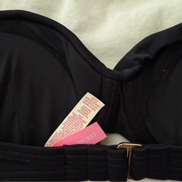 Victoria's Secret Black Bandeau Swim Top - Picture 3 of 3